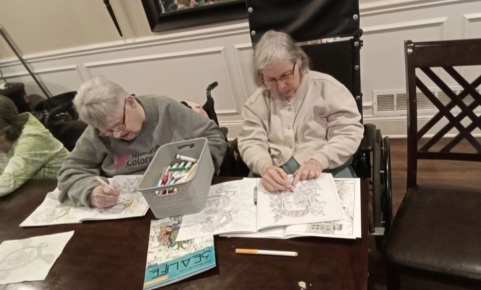 Seniors coloring